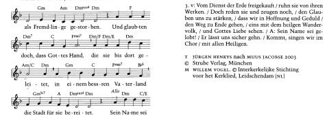 Lied des Monats: Die Heiligen, uns weit voran